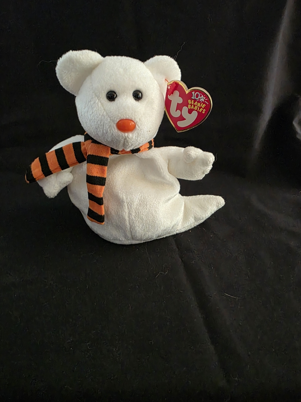 Vinted Rare Ty White Ghost Bear Plush Named Quivers